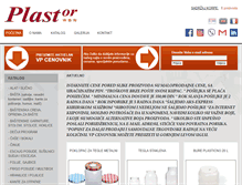 Tablet Screenshot of plastorsrbija.com